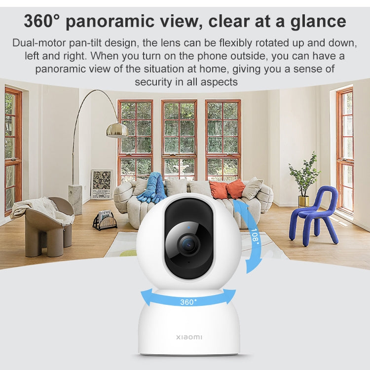 Original Xiaomi Smart Camera 2 PTZ, 360 Degree Panorama 1440P 2.5K Daul Band WiFi Support Micro SD Card, US Plug Original Xiaomi Smart Camera 2 PTZ, 360 Degree Panorama 1440P 2.5K Daul Band WiFi Support Micro SD Card, US Plug